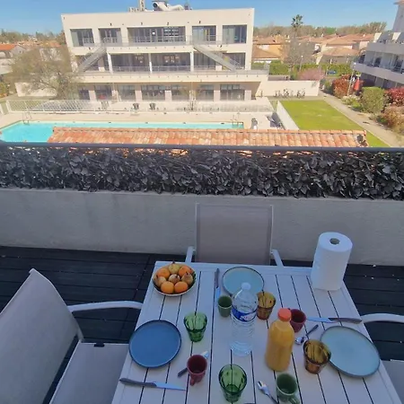 Beau Duplex Cap Camargue Piscine 4 Pers Terrasse Et Parking Dans Résidence Sécurisée Appartamento *