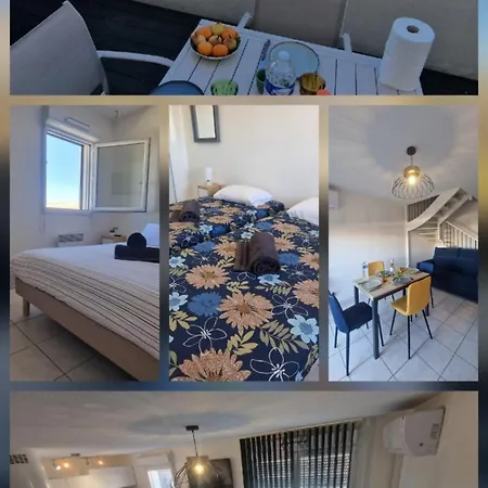 Apartamento Beau Duplex Cap Camargue Piscine 4 Pers Terrasse Et Parking Dans Résidence Sécurisée Le Grau-du-Roi